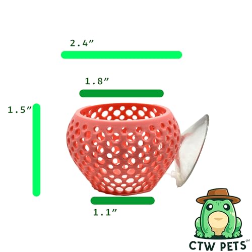 CTWPets Betta Bulb Hide | Betta Rest Fish Tank Ornament | Aquarium Cave with Suction Cup for Small Fish Tank, Betta Habitat, Shrimp Hideout, Aquatic Decor (Bubblegum Pink) - color: Bubblegum Pink