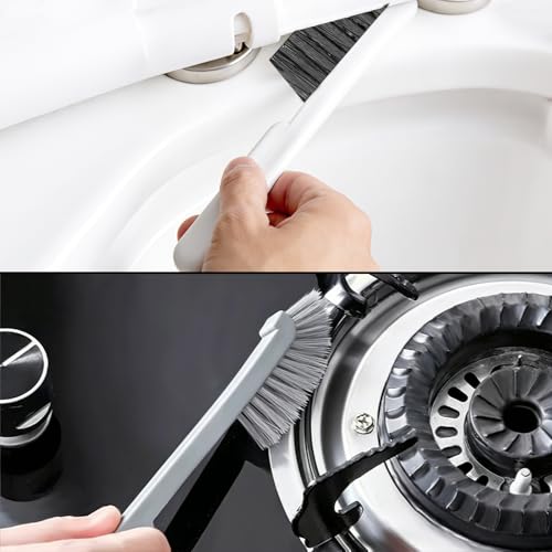12pcs Crevice Cleaning Brush, Straw Cleaner Brush, Hard Bristle Grout Brushes for Home, Bathroom, Ktichen, Window and Corners