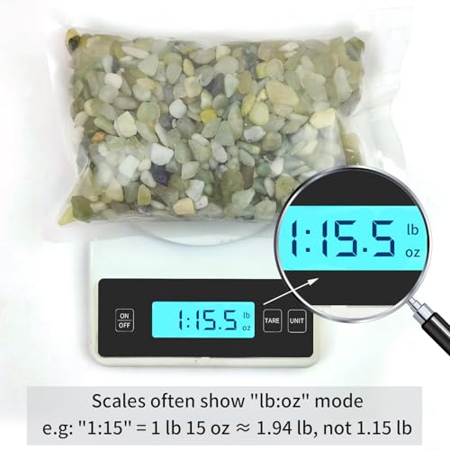FANTIAN 2 lbs Jade Rocks for Plants Indoor, 3/8 inch Small Pebbles for Indoor Plants, Decorative Rocks for Succulents Cactus Bamboo Vases Landscaping Drainage and Outdoor Garden Rocks - color: Jade Gravel