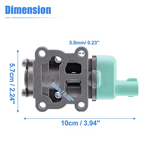 X AUTOHAUX Car Idle Air Control Valve 22270-16060 22270-16010 Replacement for Toyota Corolla 1993-1997
