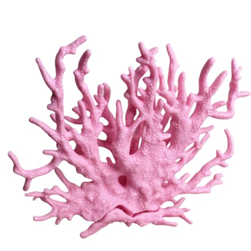 Fish Tank Decorations,Aquarium Corals Decoration, Aquarium Ornaments, Fish Tank Coral, Aquarium Corals Decoration, Fish Decorations for Aquarium (Pink, Medium) - color: Pink