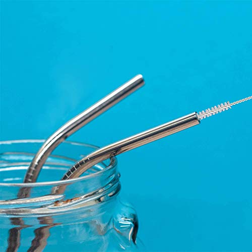 ICEYLI 2 Pack 60 Inch Long Flexible Tube Cleaning Brush, Stainless Steel and Nylon Bristles, Suitable for Home Kitchen, Fish Tank, Water Pump Accessories, and More