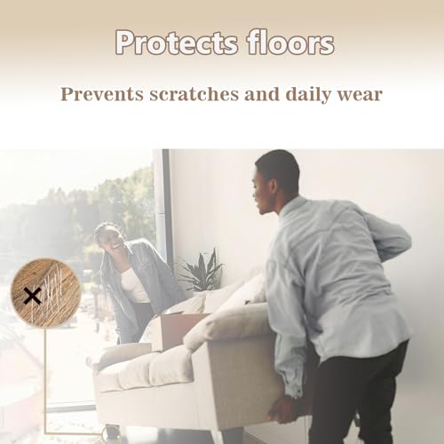 Yelanon Felt Furniture Pads for Hardwood Floors -36 Pcs 2" Premium Floor Protectors for Furniture, Felt Pads for Chair Legs, Beige - size: 36 pcs 2" Square Beige