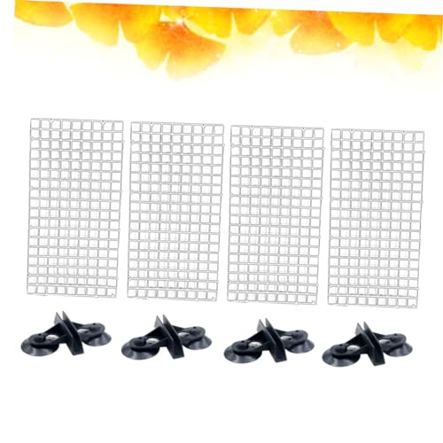 GALPADA Aquarium Isolation Panel Lattice Plate Betta Fish Tank Divider Board Suction Cup Spliced Lattice Aquarium Supplies Random Color