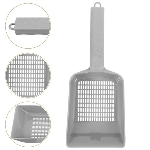Toyvian Aquarium Sand Shovel Gravel Plastic Sediment Scoop Portable Fish Tank Soil Tool for Aquarium Substrate Maintenance