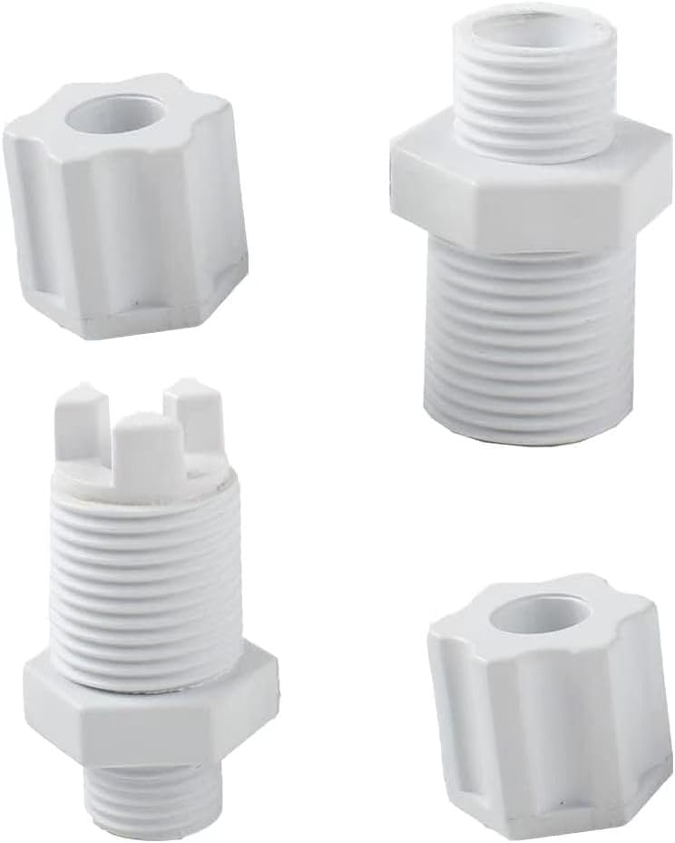 Replacement CL220 CLX220EA Chlorinator Check Valve Compression Nut Inlet Fitting Kit Fits Feeder 1/4" Replace Nut