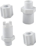 Replacement CL220 CLX220EA Chlorinator Check Valve Compression Nut Inlet Fitting Kit Fits Feeder 1/4" Replace Nut