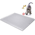 8 Pack Cat Deterrent Outdoor/Indoor Scat Mat, Pet Deterrent Training Mats, Keep Cats/Dogs Away Plastic Mats with Spikes, 12 Sq.ft, 16 x 13 Inches - size: 8 Mats