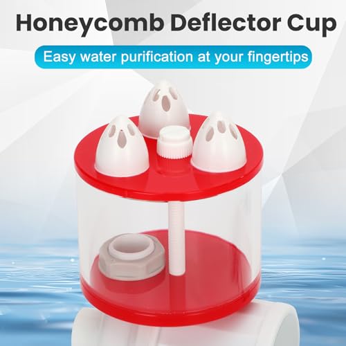 Protein Skimmer for 50-100 Gallon Saltwater Aquariums, Ultra Silent Operation (≤35dB), DC Pump with Adjustable Flow Control, Nano-Scale Protein Skimmer, Suitable for Saltwater Aquariums & Reef Tank