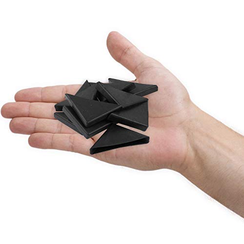 UoYu Corner Protectors- 20 Pcs Shape Triple-cornered Glass Table Corner Protector Cushion (6mm x 50mm) - size: 6mm x 50mm