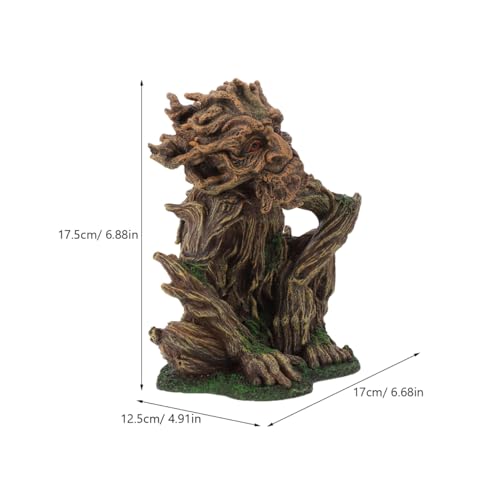 Zerodeko Aquarium Decor, Fish Tank Decorations, with Lifelike Human Face Sculpture Creative Aquarium Ornament for Hideaway and Tank Landscaping Suitable for Freshwater and Saltwater