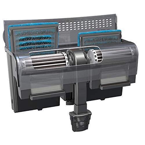 Marineland Bio-Wheel Penguin 350 GPH Power Aquarium Filter, Ultra-Quiet Hang-On-Back Fish Tank Filter with Multi-Stage Filtration for Aquariums Up to 60 Gallons - size: Up to 60 gallons