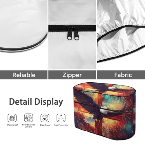 Cross Eagle Camper Propane Tank Cover Replacement Cover for RV/Trailer/Camper Waterproof RV Propane Tank Cover Easy to Install Clean - color: Cross Eagle, size: Small-Double 20LB