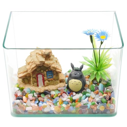 WAYBER Colorful Opal Pebbles, 1 Lb/460g Decorative Crystal Stones Rocks Sea Glass Gravel Sand for Aquarium/Turtle Tank/Succulent Plants/Flowerpot/Vase Decoration - color: Colorful Opal, size: 1 Pound