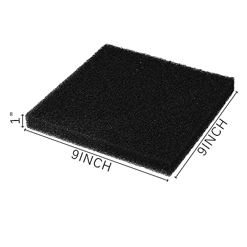 6 Pieces Fish Tank 9 x 9 x 1 Inch Filter Foam Sponges, Aquarium Bio Sponge Sheet Filter Media Pad, Cut-to-Size Foam for Fish Tank - size: 6 pcs
