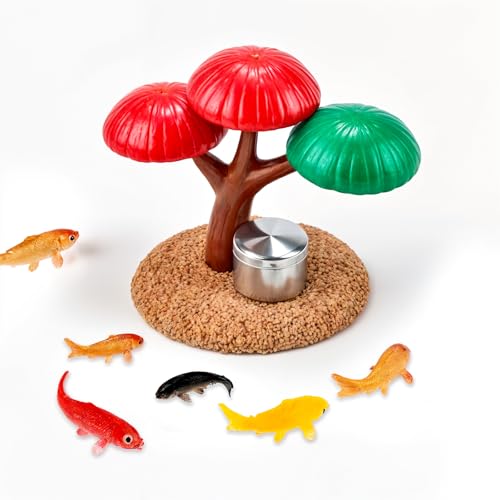 20pcs Fake Koi Fish Figurines Mini Fish Cute Miniature Fake Fish, Mini Goldfish Figurines, Mix Colorful Koi Fish, Tiny Carps Tank Supplies, Fairy Garden Ornament Decoration Plastic Animals Tiny