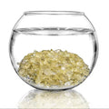 Pebbles Polished Gravel,Natural Polished Stones for Flower Bed Fish Tank Plants 3.5-Oz(Yellow) - color: Yellow