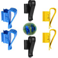 Fish Tank Hose Clamp, 6Pcs Aquarium Hose Holder, Aquarium Air Tube Holder, Multi-Functional Water Pipe Hose Holder with Adjustable Clamp for 0.31""-0.62"" Dia Aquarium Air Pump Accessories