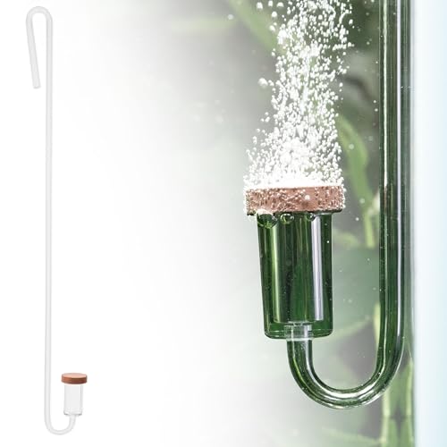 Aquario Neo CO2 Aquarium Diffuser - CO2 Diffuser Aquarium Kit, CO2 Diffuser for Aquarium Plants, CO2 System for Aquarium - Curved Original Diffuser, Medium - size: Medium