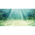 AWERT 72x18 inches Aquarium Background Aquatic Plant Bubble Underwater Ocean Floor Fish Tank Background - size: 72x18in/180x45cm