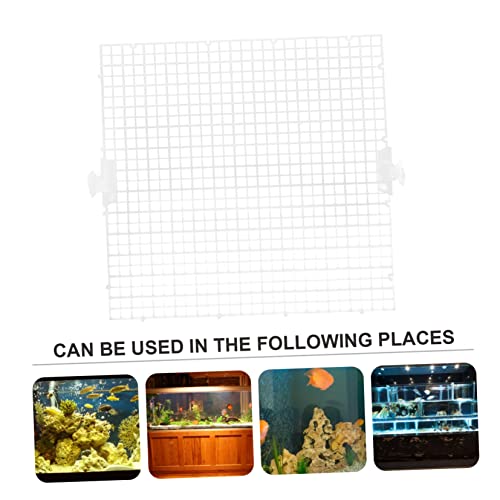 COLLBATH 8pcs Fish Tank Divider Kit Transparent Isolation Panels for Aquariums for Breeding and Segregating Fish Prevents and Safety