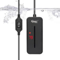 hygger Small Submersible Aquarium Heater 100W Mini Betta Fish Tank Heater with LED Display Adjustable Temperature for 10-20 Gallon Freshwater Saltwater Coral Reef Tanks - size: Medium