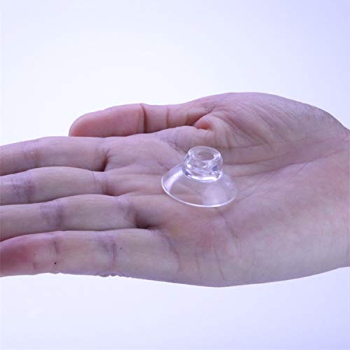 Aquarium Suction Cup Clips with Zip Cable Ties, 8 Pieces, Fit for Binding Moss Shrimp Nest Dodging Nest