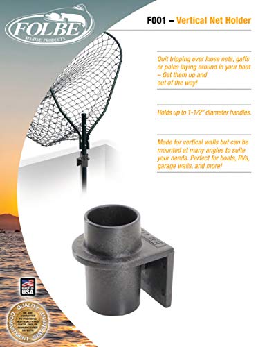 F001 - Vertical Mount Net & Gaff Holder