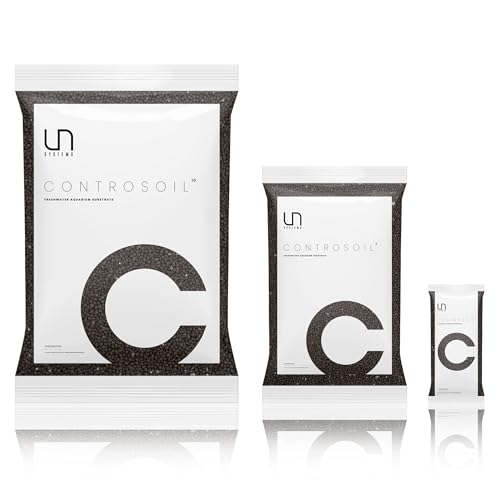 Ultum Nature Systems Controsoil - Freshwater Aqua Soil Substrate for Fish, Shrimp, Live Plant Propagation and Aquascaping - 6.8pH Low Ammonia, Volcanic Ash - Black, Normal (10 Liter) - color: Black - Normal, size: 10 Liters (9.1 kg)