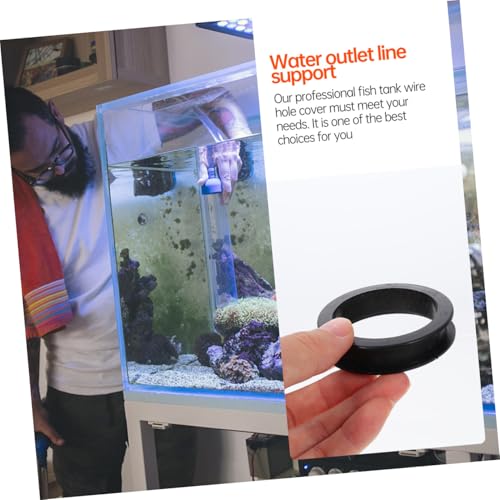 BESPORTBLE 20pcs Fish Tank Cable Hole Aquarium Wire Inlet Grommets Organize Beautify Your Fish Tank for Home Office Aquariums Easy to Install