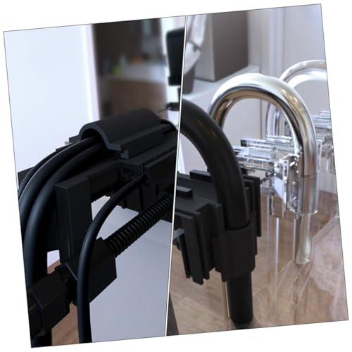 SUPVOX 2Pcs Fish Tank Clips Multi Functional Aquarium Pipe Holders for Tubing Wires Space Saving Design Secure Fixing Clamps for Fish Tanks