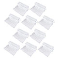 VANZACK Stable Performance Acrylic Material Aquarium Bracket 10pcs Clips for Lid Easy to Clean and - size: 5.5X5X1.8CM