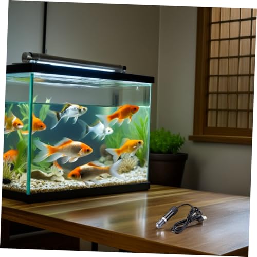 Happyyami Mini Aquarium Heater Compact Heating Tool for Small Fish Tanks Reliable Temperature Control Design for Desktop Aquariums Materials