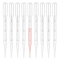 G2PLUS Disposable Plastic Dropper – 25pcs Transfer Pipettes, 3ml Graduated Dropper for Essential Oils, Lab Use, DIY Crafts - size: 3ml-25pcs