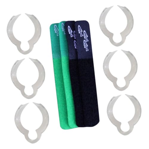 Milisten 1set Leaf-Shaped Cable Clips for Cord Organization Easy Install Wire Holders for Neon Lights Aquarium Lighting and Pendant Fixtures and Stylish Design