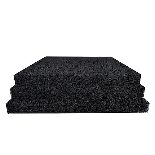 Hipanda 2 Pack Aquarium Bio Filter Sponge Pad 20"x20"x1.5",50PPI, Bio Filter Media Foam Pad Sponges, Cut-to-Size Open Cell Foam Sheet for Fish Tank - size: 20“x20"x1.5" (50PPI) 2 Pack