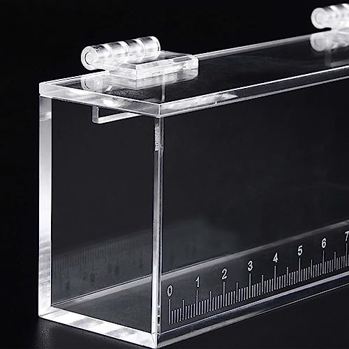 MagiDeal Fish Viewing Box, Fishing Hatching Incubator Acrylic Fish Egg Breeding Case Aquarium Fish Tank Isolation Box Isolation Breeder Box, S - size: S