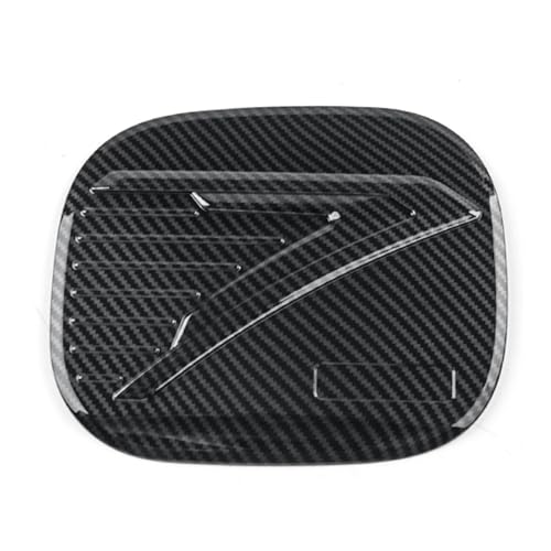 Fuel Tank Door Trim Cover Compatible with Chevy Trax 2024 2025, ABS Exterior Gas Cap Scratch Protection Sticker-Carbon - color: Carbon