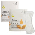 Attn: Grace Heavy Incontinence Pads for Women, 2-Pack (56 Pads Total / 28 per Pack) - Plant-Based, High Absorbency, Breathable - Incontinence Pads for Heavy Bladder Leaks & Sensitive Skin - size: 2 Pack