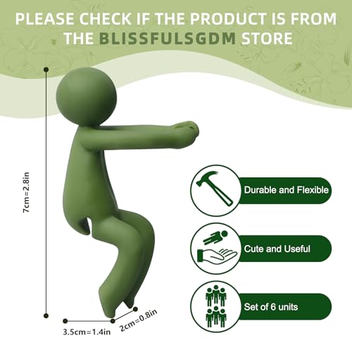 Plant Propagation Buddy, 6pcs Plant Propagation Holder, Plant Cutting Holder Plant Support for Sprouts, Plant Propagation Friends for Indoor Gardens Or for Stems, Shoots and Cuttings - color: Green-6pcs