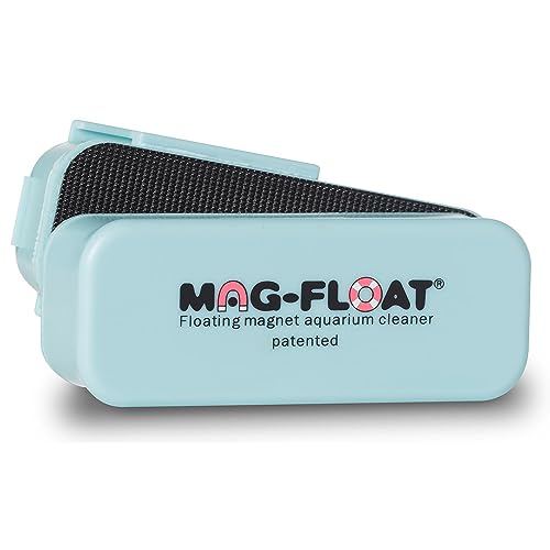 Mag-Float Medium Acrylic Aquarium Algae Scraper Cleaner | Magfloat Floating Magnetic Fish Tank Magnet Cleaning Scrubber Brush Tool for Freshwater Saltwater Marine Reef Tanks - size: Medium