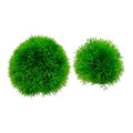 2Pcs Fish Tank Decorations 4.52In Aquarium Fake Plants Lifelike Simulated Water Grass Balls Underwater Crafts for Home Office Aquarium - size: 11.5x11.5cm