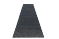 Rhino Mats, K-Series Comfort Tract Anti-Fatigue Drain-Thru Beveled Floor Mat, Drainage Non-Slip Grease-Resistance for Kitchen, Restaurant, Pool, Gym, Bar or Patio (Black, 3' x 15' x 0.5") - size: 3' x 15'
