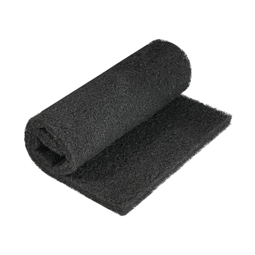 AQUANEAT Aquarium Activated Carbon Filter Media Pad for Fish Tank Pond Canister Filter (10.5" x 18") - size: 10.5" x 18"