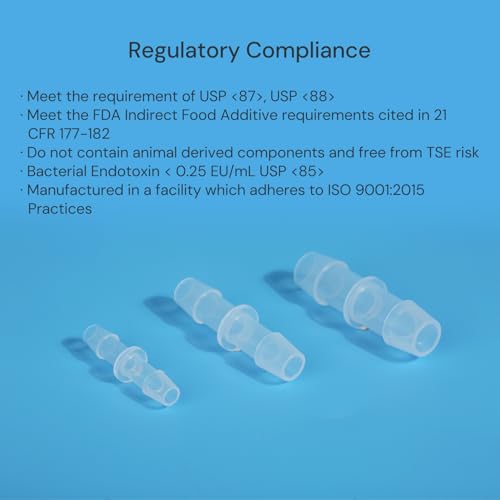 10pcs 1/8" PP Plastic Hose Barb Fitting, Pharmaceutical Polypropylene Barbed Splicer Mender Joint Adapter Union Fittings Connectors - size: 1/8 Inch, style: 10pcs