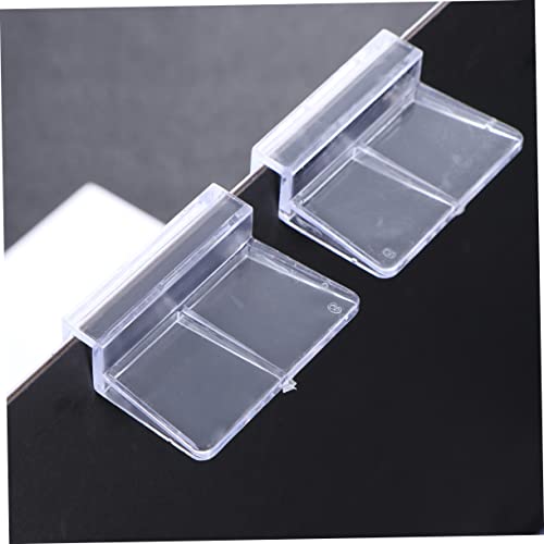 SUPVOX 12Pcs Acrylic Fish Tank Cover Support Bracket Durable Aquarium Rack for Secure Fish Tank Cover Frame Essential Aquarium Accessories