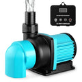 3450GPH Aquarium Return pump with LCD display controller, DC 24V 95W aquarium pump for saltwater freshwater aquarium,fish tank,sump,20 speeds ECO Quiet Submersible and inline pump - style: 3450GPH 95W