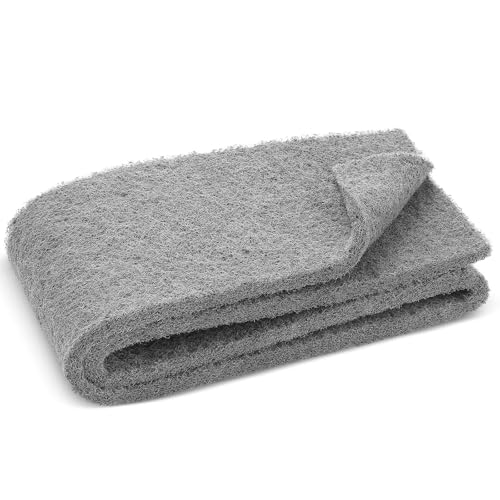 Treela Nitrite Remover Pad 4.53 x 39.37 inches Nitrate Reducer Filter Pad Fish Tank Filter Pads Nitrate Remover Cut to Fit for Aquariums and Pond Reducing Media Pad - color: Gray, size: 4.53 x 39.37 Inch
