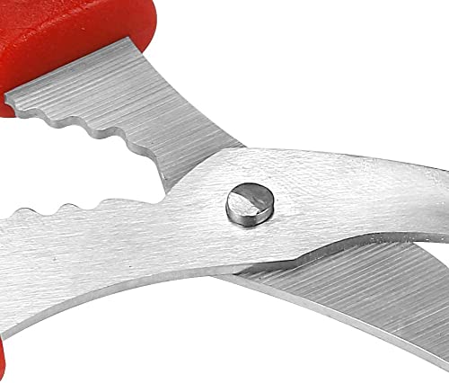 Calary 4Pcs Seafood Scissors Crab Scissors Seafood Shears Multifunctional Crab Leg Crackers and Tools - size: 4 pieces