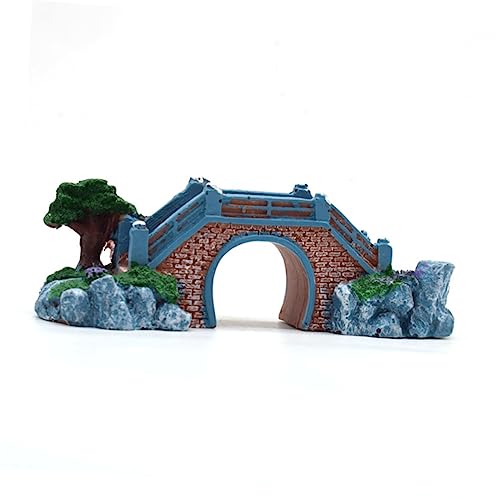 DOITOOL Elegant Aquarium Decor Bridge Resin Fish Tank Props Fish Tank Decoration Ornament